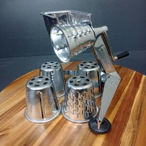 Saladmaster V Machine Food Processor Food Slicer Shredder Cutter With 5 Cutters